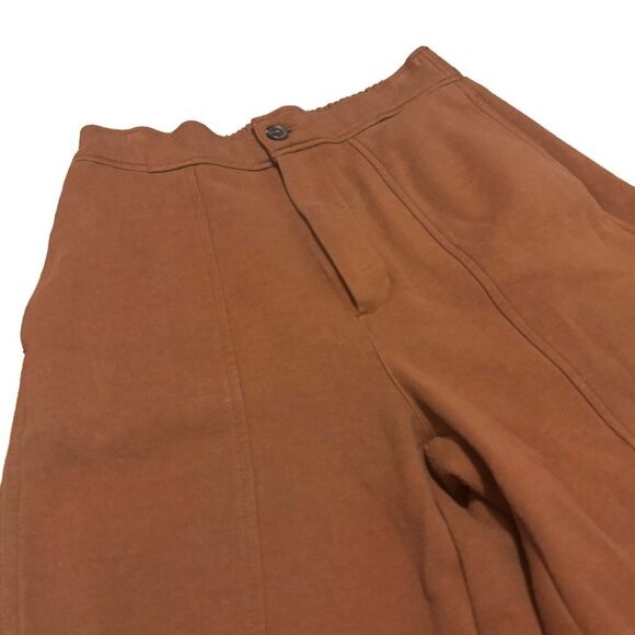 Urban Outfitters Burnt Orange Wide Leg High Rise Sweat Pant Womens Size Medium - Picture 2 of 5
